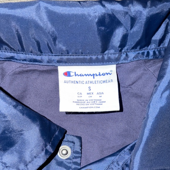 Vintage Champion Womens Heritage Coaches Jacket Small Cropped Snap
Windbreaker - Picture 4 of 4